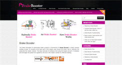 Desktop Screenshot of brakebooster.net