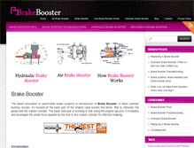 Tablet Screenshot of brakebooster.net